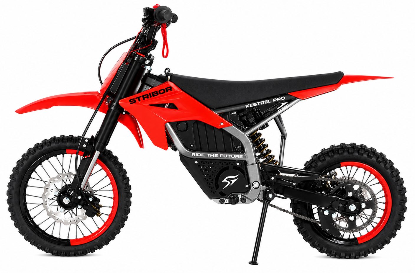 Detská crossová elektromotorka STRIBOR KESTREL PRO ER-5 červená